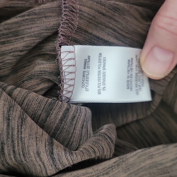 Brown Ruffled Top HeartSoul - Picture 3 of 4